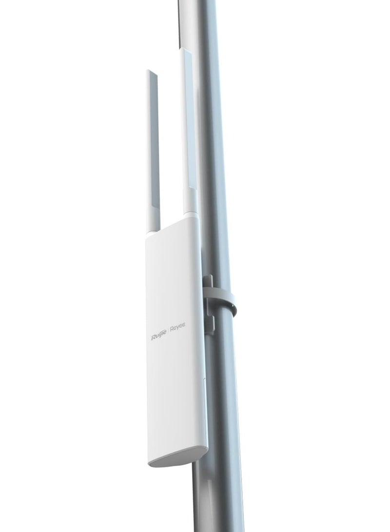 Ruijie نقطة وصول واي فاي 5 AC1300 مزدوجة النطاق RG-RAP52-OD - شبكة، مقاومة للعوامل الجوية IP65، هوائيات قابلة للفصل للفيلات والأعمال - Image 1